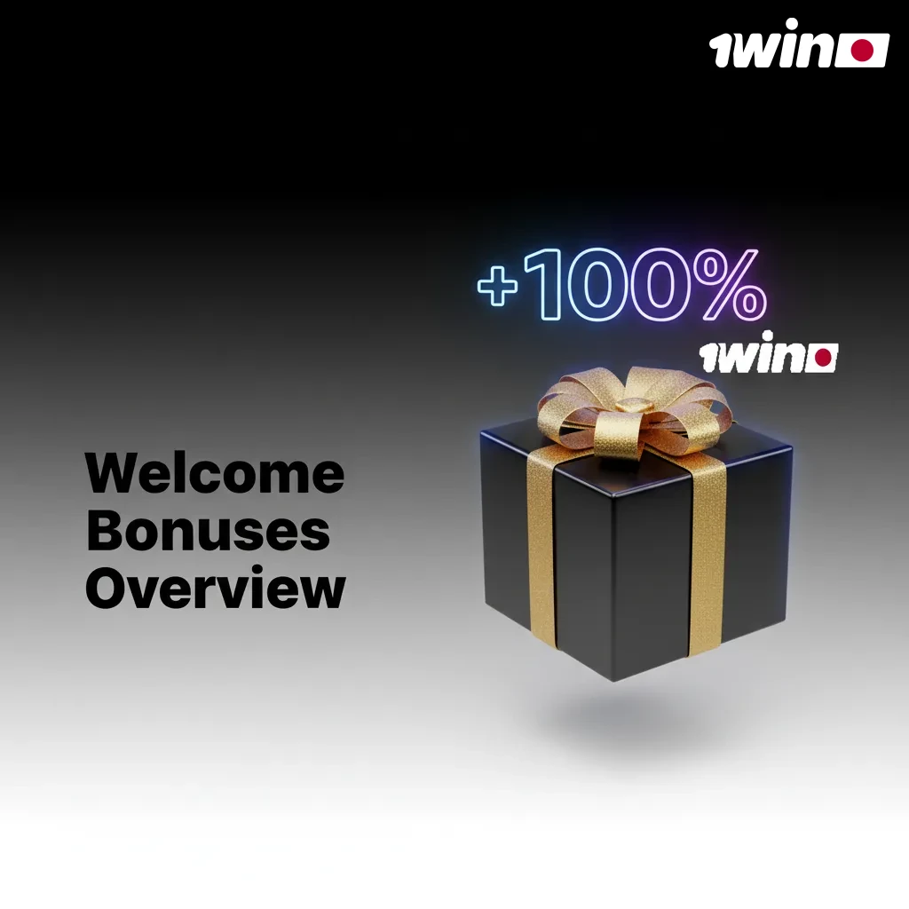 1win welcome bonus: 1st 200% ¥20k; 2nd 150% ¥25k; 3rd 100% ¥25k; 4th 50% ¥25k. Min dep ¥1k. Wager: casino 35x, sports 5x@1.6